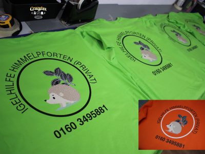 Shirts für die Igelhilfe Himmelpforten