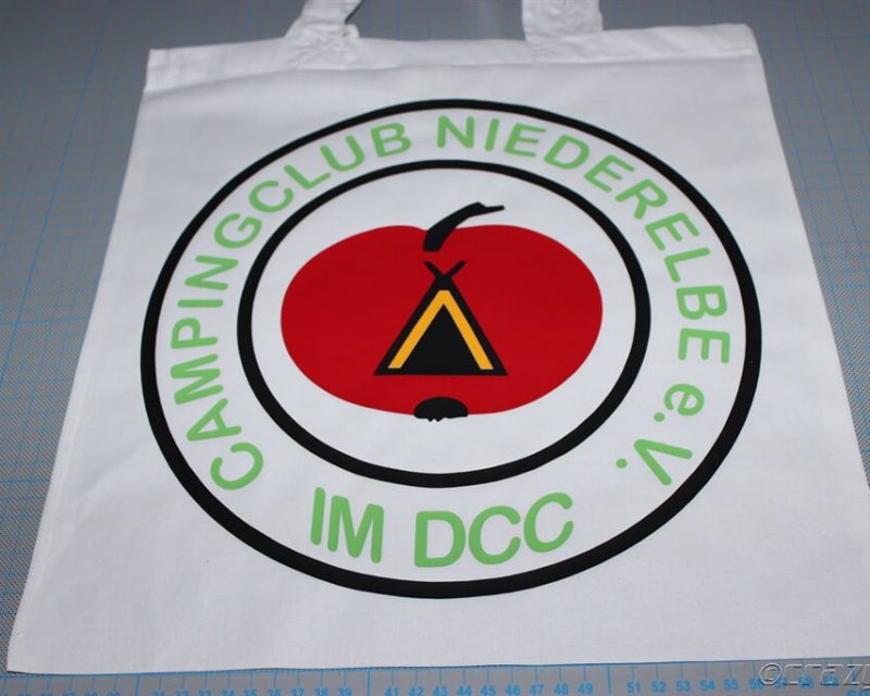 Baumwolltaschen für den Campingclub Niederelbe e.V.