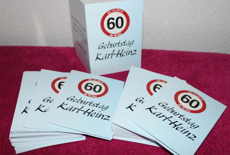 Einladungskarten-Geburtstagsfeier