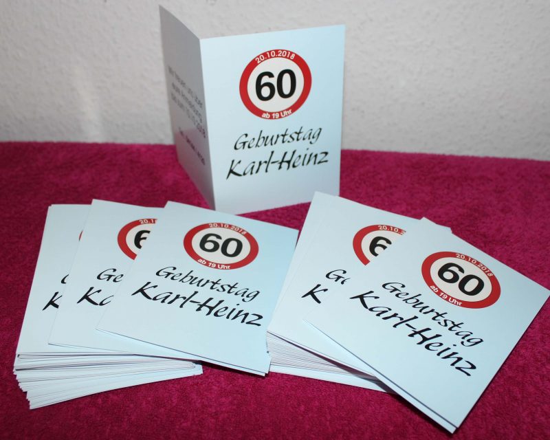 Einladungskarten-Geburtstagsfeier