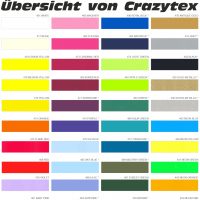 Diese Farben bieten wir Ihnen für Textilmotive an.