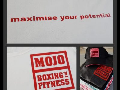 Mojo Boxing´n Fitness Textildruck