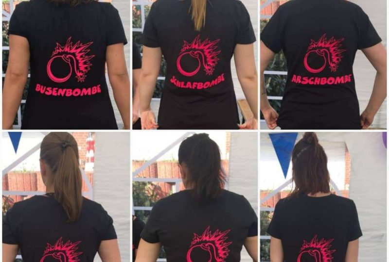T-Shirts für ein Kickerturnier 2018